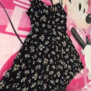 Papermoon Black and Pink Dress